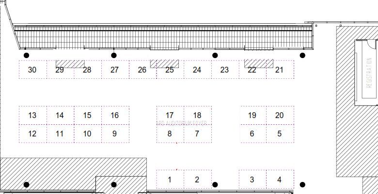 BCEC Floor Plan – AIR 2 – 2024 ANZBA Annual Scientific Meeting